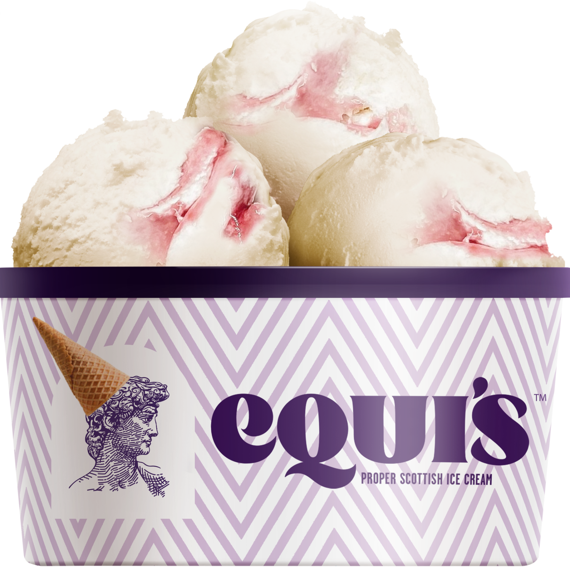 Raspberry Ripple - Equi's Proper Scottish Ice Cream